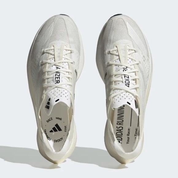 adidas Adizero Adios Pro 3 Triple White - Picture 6 of 11